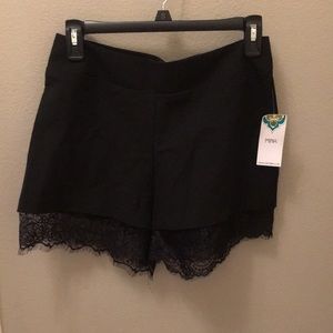Black dressy shorts